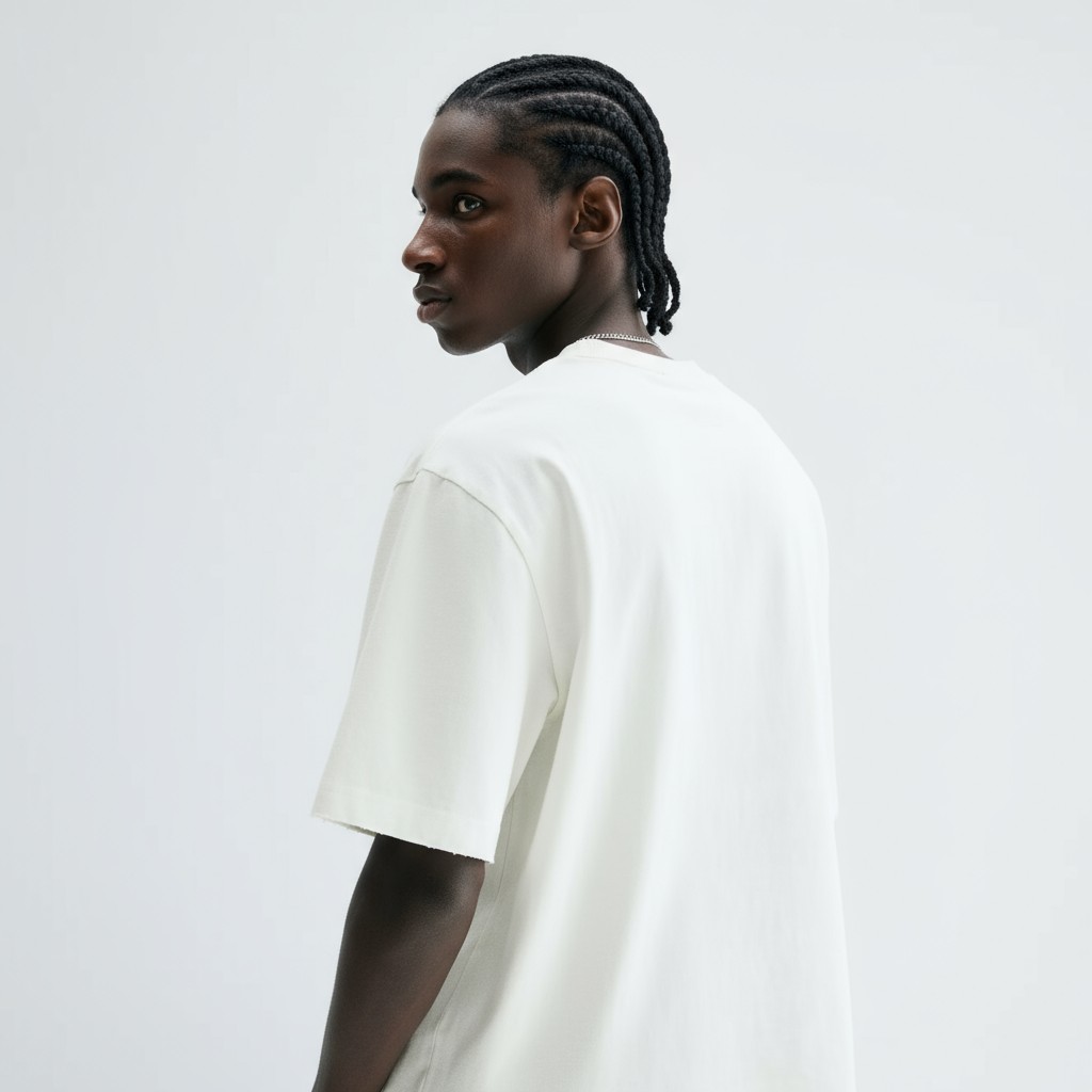 Baggy White Tee - Image 3